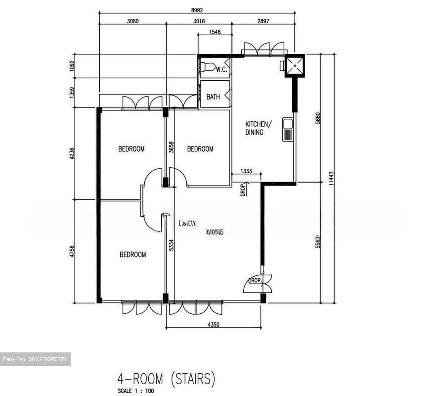 Blk 5 Bedok South Avenue 2 (Bedok), HDB 4 Rooms #597807891